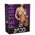 ZADO - body imbragatura in pelle - nero - L/XL