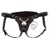 ZADO - slip in pelle per strap-on - nero - taglia S-L