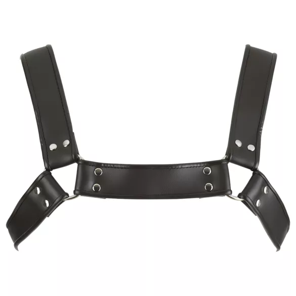 ZADO - imbracatura seno donna - pelle nera