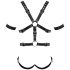 ZADO - Body imbracatura in pelle a cinghie - per uomo - L/XL