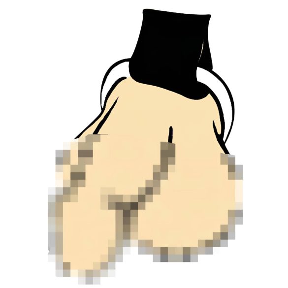 ZADO - body uomo in pelle - nero (S-L)