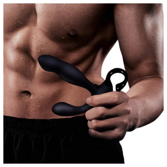 Funny Me Finger Wiggle - vibratore prostatico wireless - nero
