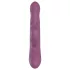 Funny Me Rabbit Bunny - vibratore ricaricabile con braccio fallico spingente e stimolatore clitorideo (viola)