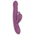 Funny Me Rabbit Bunny - vibratore ricaricabile con braccio fallico spingente e stimolatore clitorideo (viola)
