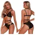 JSY 031 - completo di lingerie erotica (nero)