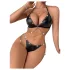 JSY 057 - completo intimo erotico - nero (L-XL)