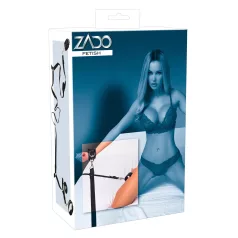 ZADO - set restrizioni letto in pelle nera