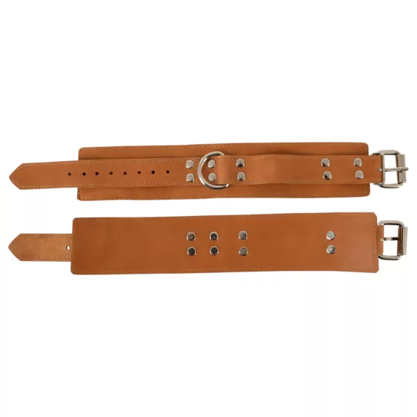 ZADO - manette in pelle (marrone)