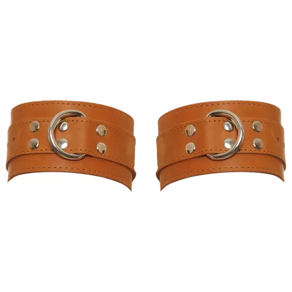 ZADO - manette in pelle (marrone)