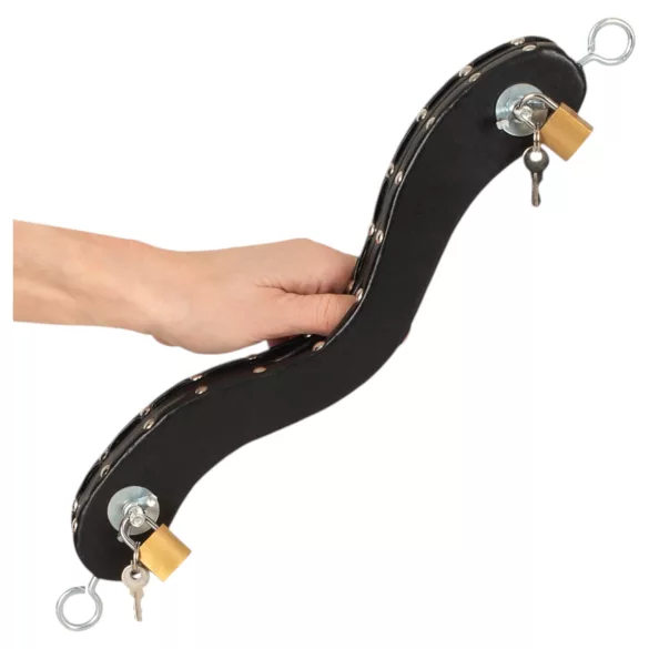 ZADO - gogna per testicoli in pelle (nera)