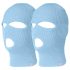 Balaclava - maschera a maglia 3 fori bocca - blu