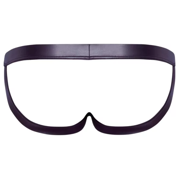 Svenjoyment - jockstrap uomo lucido - nero - XXL