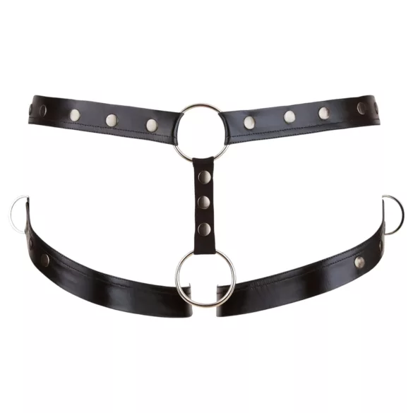 Svenjoyment - harness uomo con anello pene - nero M/L