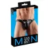 Tanga uomo con bottoni - nero
