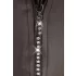 Svenjoyment - tanga uomo lucido con strass e zip - nero - 2XL