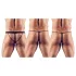 Svenjoyment - set tanga uomo - nero - 3 pezzi - S-L
