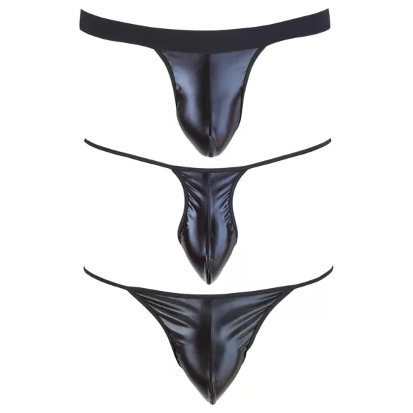 Svenjoyment - set tanga uomo - nero - 3 pezzi - S-L