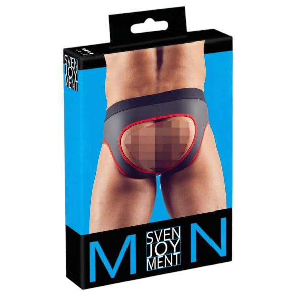 Svenjoyment - slip jock aperto - nero - L