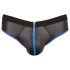 Svenjoyment - Slip jock aperto (nero-blu) - M
