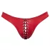 Svenjoyment - slip uomo nero con lacci - rosso - M