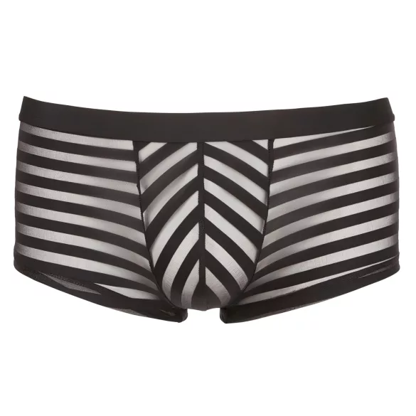 Boxer trasparente a righe - nero - M
