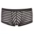 Boxer trasparente a righe - nero - M