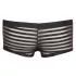 Boxer trasparente a righe - nero - L