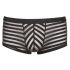 Boxer trasparente a righe (nero) - XXL