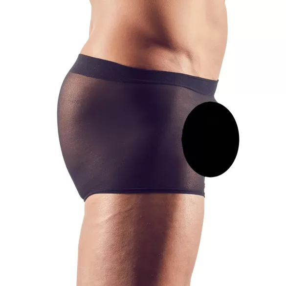 Svenjoyment - Set di boxer trasparenti neri a 2 pezzi (S-L)