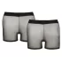 Svenjoyment - Set di boxer trasparenti neri a 2 pezzi (S-L)