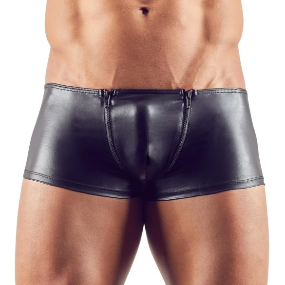 Svenjoyment - boxer uomo con zip - nero