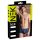 NEK - boxer uomo trasparente con lacci - inserto rete nera - blu - M