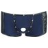 NEK - boxer uomo trasparente con lacci - inserto rete nera - blu - M