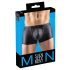 Svenjoyment - boxer opaco con cerniera e strass (nero) - M