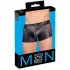 Svenjoyment - boxer da uomo lucido con cerniera (nero) - L