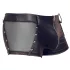 Svenjoyment - boxer da uomo lucido con cerniera (nero) - L