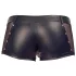 Svenjoyment - boxer da uomo lucido con cerniera (nero) - XL