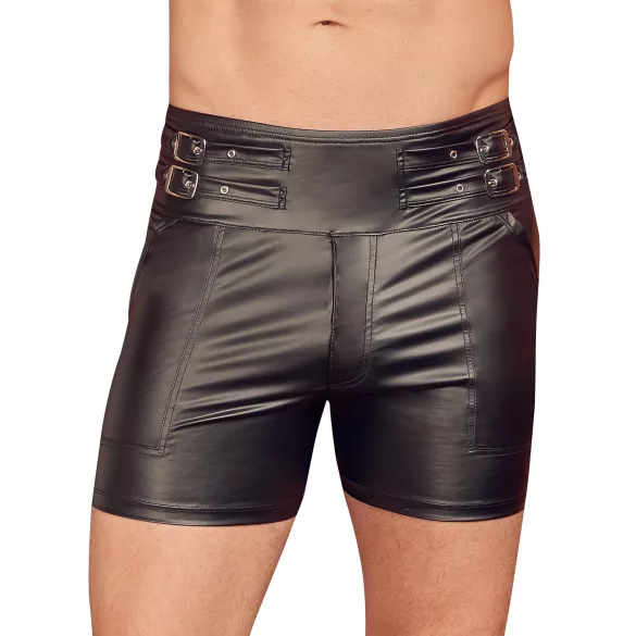 NEK - boxer uomo allungato - fibbia metallica - nero - L
