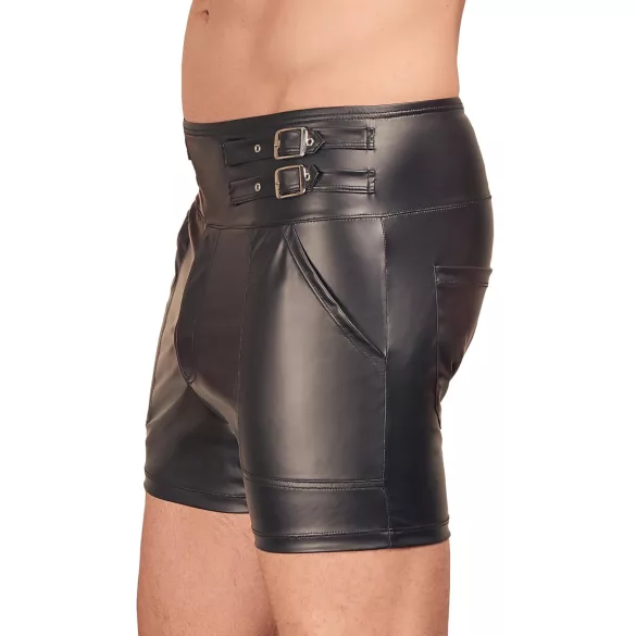 NEK - boxer uomo allungato - fibbia metallica - nero - L