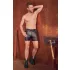 NEK - boxer uomo allungato - fibbia metallica - nero - L