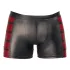 NEK - boxer uomo con inserti laterali rossi e zip - nero - M