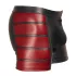 NEK - boxer uomo con inserti laterali rossi e zip - nero - M
