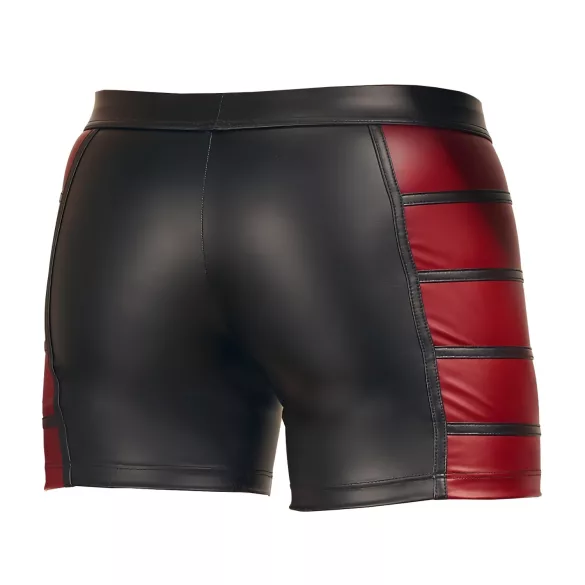 NEK - boxer uomo con inserti laterali rossi e zip - nero - M