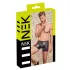NEK - boxer uomo con inserti laterali rossi e zip - nero - L
