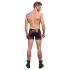 NEK - boxer uomo con inserti laterali rossi e zip - nero - XL