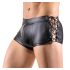 Svenjoyment - boxer opaco nero con lacci laterali