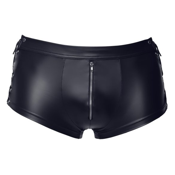 Svenjoyment - boxer uomo opaco con lacci laterali - nero - L
