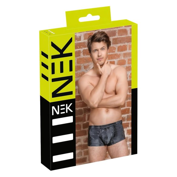 NEK - boxer motivo pelle di serpente (nero) - M