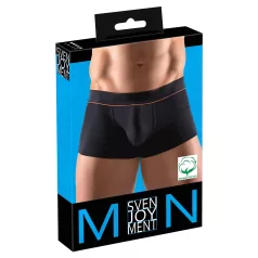 Svenjoyment - boxer nero in cotone biologico confortevole