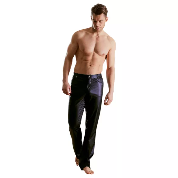 NEK - pantaloni effetto lucido - nero